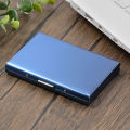 Rfid Credit Card Holder Men Minimalist Wallet Aluminium Bank Cardholder Case with Money Clip Designer Porte Carte. 