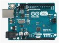 Arduino Uno R3 microcontroller board based on the ATmega328P. 
