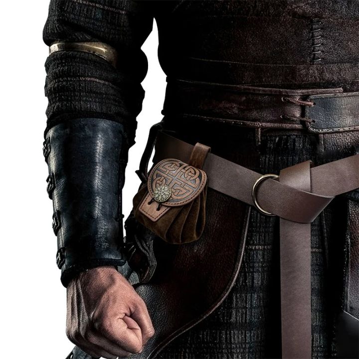 Steampunk%20Medieval%20Punk%20Style%20Fanny%20Packs%20for%20Men%20Pu%20Leather%20Coin%20Purse%20Hangable%20Belt%20Waist%20Bag%20Drawstring%20Hip%20Belt%20Bag%20Cosplay%20-%20Image%203