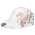 Unisex Golden Dragon Printing Snapback Baseball Caps Spring and Autumn Outdoor Adjustable Casual Hats Sunscreen Hat. 