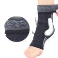 1Pcs Ankle Compression Sleeve for Women/Men,Ankle Brace with Silicone Gel, Toeless Compression Sock for Arch & Heel Pain Relief.