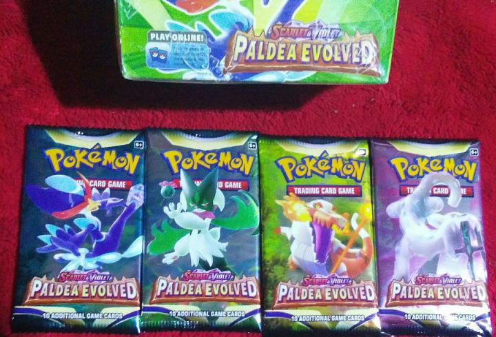Pokémon card 4 Packs 40+cards New collection  scarlet evolved