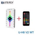 UPSIREN U-H8 V2 Chassis fan HUB, SATA power supply/magnetic suction/ARGB/PWM 9-port 2-in-1/with controller. 
