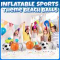 Inflatable Beach Ball Football Baseball Rugby Basketball Swimming Pool Inflatable Toy Ballon Hello Summer Sports Kids Balon.