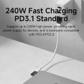 Hagibis USB C to C Adapter 90 Degree Right Angle Converter 80Gbps USB4 Data Cable Extension for Thunderbolt 5/4 iPhone 17 Laptop.