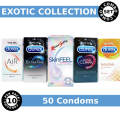 Durex Exotic Collection | Combo | Air, Extra Time, Mutual Climax, Extra Dots + KS Skinfeel (45microns - impossibly thin!). 