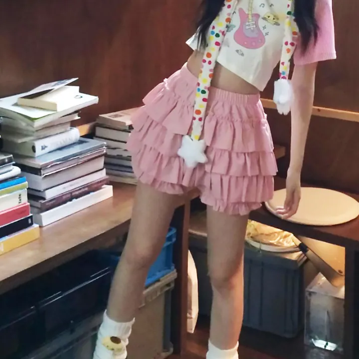 Y2K%20Sweet%20Ruffles%20Mini%20Skirt%20Women%20Kawaii%20Lolita%20Bow%20A%20Line%20Skirts%20Harajuku%20Japanese%20High%20Waist%20Pink%20White%20Ball%20Gown%20Skirt%20-%20Image%202