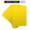 10 Pieces/set Fruit Fly and Slime Board Insect Traps, Fruit Orchard, Melon Garden, Farm, Household Insect Traps.
