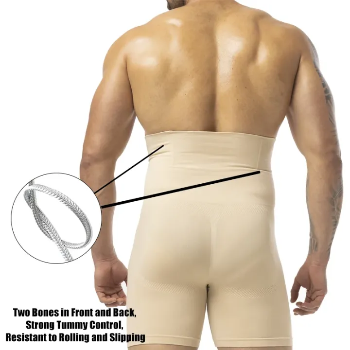 Men%20Slimming%20Brief%20High%20Waist%20Breathable%203D%20Pouch%20Underwear%20Tummy%20Control%20Boxer%20Belly%20Flat%20Shapewear%20Pant%20Compression%20Shorts%20-%20Image%203
