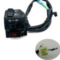 Universal Aluminum 7/8" 22mm Motorcycle Switches Handlebar Motorbike Horn Turn Signal Headlight Control Buttons.
