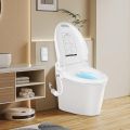 German Imported R FLORY FDB608 Electronic Smart Bidet Seat Bidet Attachment Easy Install Heated Seat Warm Dry Water Power Save Self Cleaning Separate Nozzle (Normal-EU,UK). 