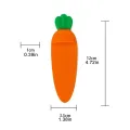 Cute Kawaii Carrot Bookmark Cartoon 3D Stereo Book Marks for Kids DIY Decoration Gift School Supplies Office Stationery. 