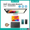 WARRANTY Minimalist Wireless Bluetooth Slim 10 inch Keyboard Mouse Set For Ipad /Android Tablets / Laptop / PC. 