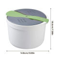 Microwave Oven Rice Cooker Portable Food Container Multifunction Steamer Rice Cooker Bento Lunch Box Steaming Utensils.