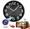 WiFi Wall Clock Camera 4K Resolution For Home/Office Security with Look Cam Application and Panoramic view / Same Product as Shown. 