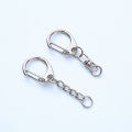 10/20/50/100pcs D Snap Hook Keychain Rings Bulk with Open Jump Ring & Connector for Keychain and Sewing Making Supplies DIY.