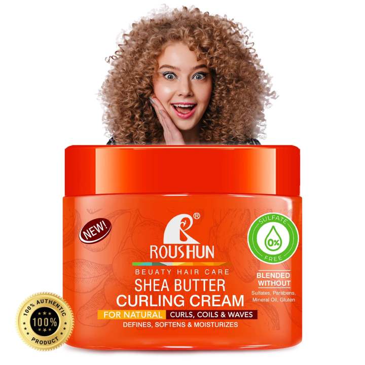Roushan Shea Butter Curling Cream
