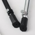 Bike Kick Stand Cycle Adjustable Alloy Foot Heavy Duty Prop Bicycle Mountains Sports Black Silver. 