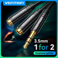 Vention Aux Cable 3 5 Jack Cable Headphone Splitter Audio Splitter Jack 3.5 Cable Male to Female Double Jack for Laptop Speaker. 