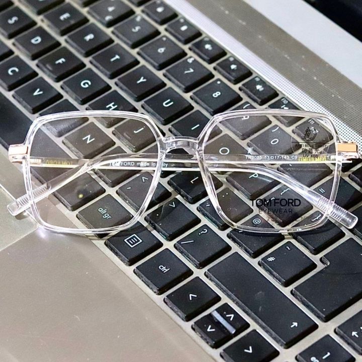 Tom%20Ford%20frame%20prescription%20glasses%20white%20colour%20unique%20shape%20-%20Image%203