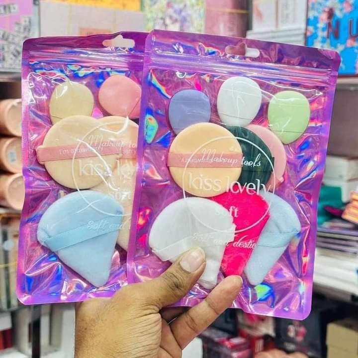 9 Pcs Makeup Tools,Kiss Lovely Soft Professional Makeup Tools