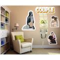 LOVE COUPLE STICKER SHEET. 