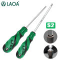 LAOA 1pc Hex head Screwdriver S2 Precision Hexagon Screwdriver Magnetic Hex Screwdriver 1.5MM/2.0MM/2.5MM/3MM/4MM/5MM/6MM. 
