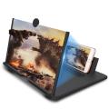 3D Mobile Phone Screen Magnifier HD Video Amplifier Stand Bracket with Movie Game Magnifying Folding Phone Desk Holder. 