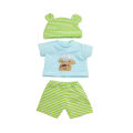 3pcs In 1, New Jumpsuit Set Suitable For 12 - 13 - 14 Inch Baby Doll 30 32 35cm Reborn Baby Doll Clothes. 
