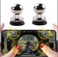 High Quality X13 Mobile Game Trigger Buttons | Metal Copper & Silicone 4-Finger Controller | PUBG, Free Fire & COD Mobile Joystick with Suction Cup | Fast Response Touch Shooting Gamepad for Android & iOS Phones/Tablets. 