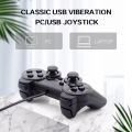DATA FROG Vibration Joystick Wired USB PC Controller For PC Computer Laptop For WinXP/Win7/Win8/Win10 For Vista Black Gamepad. 