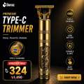T9 trimmer Premium Type-C Trimmer Electric Professional Hair Clipper Hair Cutting Machine Trimmer for Men. 