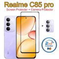 2in1 Combo For Realme C85 pro Fingerprint Support Screen Protector Camera Protector.