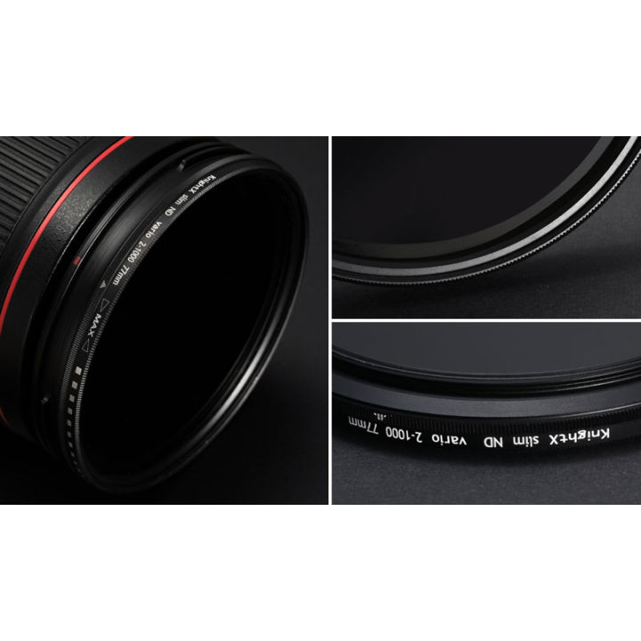 KnightX%20ND2-ND1000%20SLR%20DSLR%20Camera%20Variable%20ND%20Filter%20Neutral%20Density%20Fader%20Adjustable%20ND2-400%2049%2052%2055%2058%2062%2067%2072%2077%20mm%20-%20Image%204