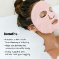 3D Silicone Mask Cover Fixed Mask Tool Ear Hanging Mask for Moisturizing Face Reusable Firming Facial Tool.