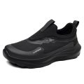 2025 Hiking Black Series Casual Shoes For Men Low Top Comfortable Soft Running Sports Shoes Suitable For All Seasons. 