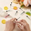 100Pcs+10 Accessories 1ml Glass Refillable Perfume Sample with 100 Dropper Bottles, 10 0.5ml Pipettes. 