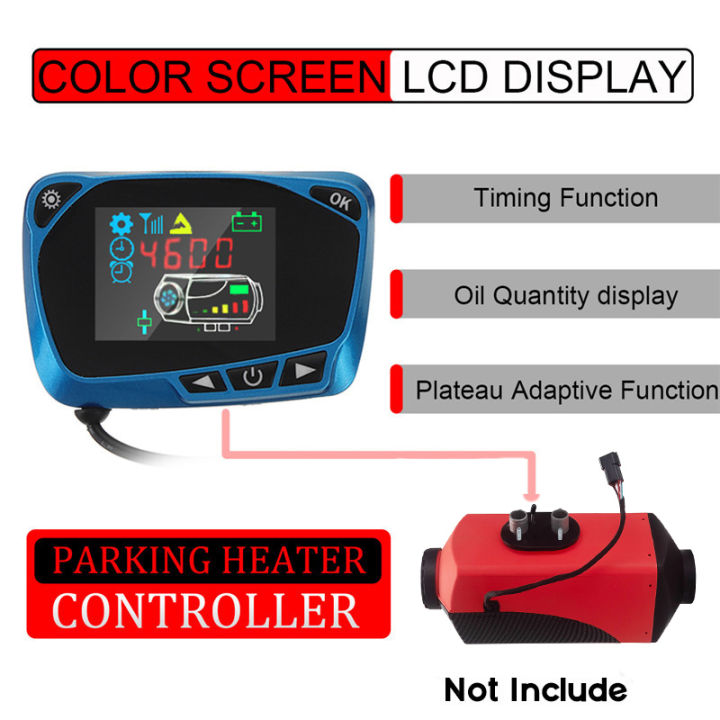12V/24V%20LCD%20Display%20Thermostat%20Monitor%20Switch+Remote%20Controller%20Accessories%20For%205kw/8kw%20Car%20Heater%20Car%20Parking%20Diesel%20Heater%20-%20Image%205