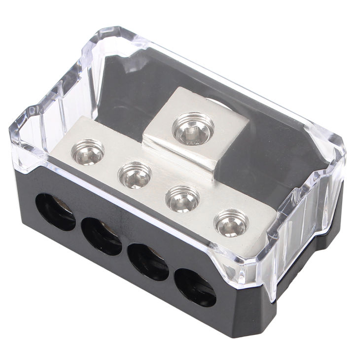Auto%20Junction%20Box%20for%20Car%20Audio%20Stereo%20Amplifier%204GA%20Out%20Distribution%20Blocks%20Multi-functional%204%20Way%20Ground%20Box%20-%20Image%207