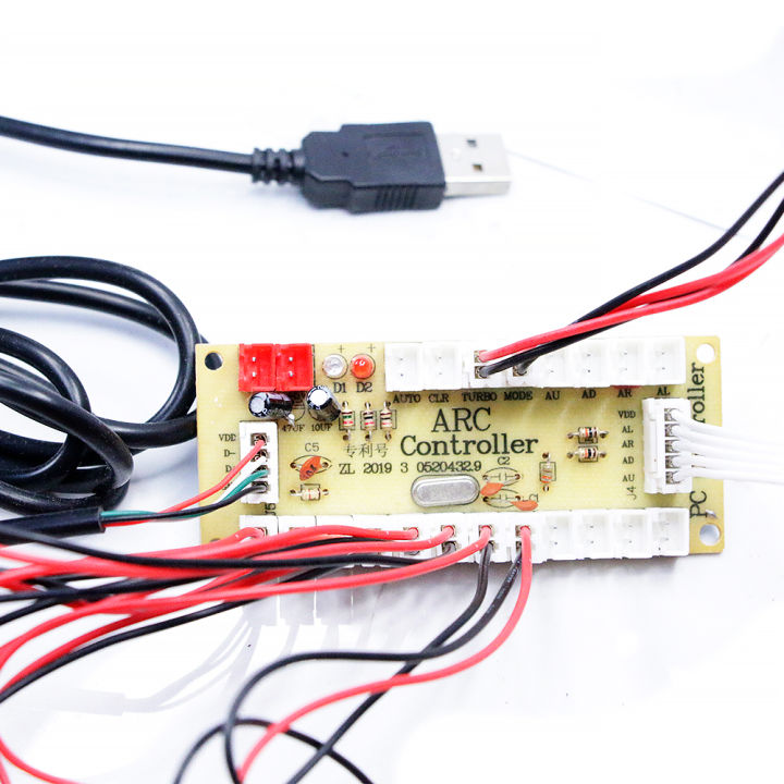 Copy%20SANWA%20Game%20Machine%20Arcade%20Console%20DIY%20Kit%208%20Way%20Joystick%20Push%20Buttons%20For%20PC%20Raspberry%20Pi%20Zero%20Delay%20USB%20Board%20Controller%20-%20Image%206