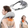 Neck and Shoulder Massager with Heat, Portable Massage Pillow, Shiatsu Back Shoulder and Neck Massager with Heat, 5D Kneading Neck Massager, for Pain Relief Deep Tissue. 