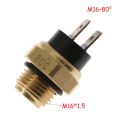 M16 65/75/80/85/90/95° Durable Brass Motorcycle Radiator Coolant Fan Water Temperature Thermostat Switch Efficient Performance. 