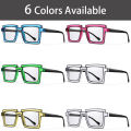 3 Pairs Oversize Transparent Sunglasses Women Sketch Line Shape Goggles for Daily Outfit Fishing Cycling Travel Beach Vocation.