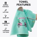 Funny Microfiber Premium Golf Towel, Embroidered Golf Towels for Golf Bags for Men&Women, Golf Accessories for Men Golfers. 