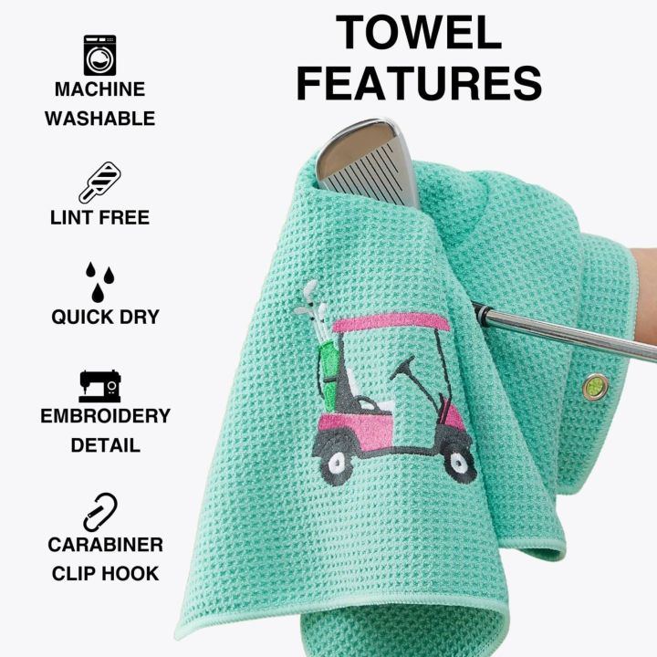 Funny%20Microfiber%20Premium%20Golf%20Towel,%20Embroidered%20Golf%20Towels%20for%20Golf%20Bags%20for%20Men&Women,%20Golf%20Accessories%20for%20Men%20Golfers%20-%20Image%205