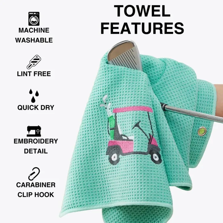 Funny%20Microfiber%20Premium%20Golf%20Towel,%20Embroidered%20Golf%20Towels%20for%20Golf%20Bags%20for%20Men&Women,%20Golf%20Accessories%20for%20Men%20Golfers%20-%20Image%205