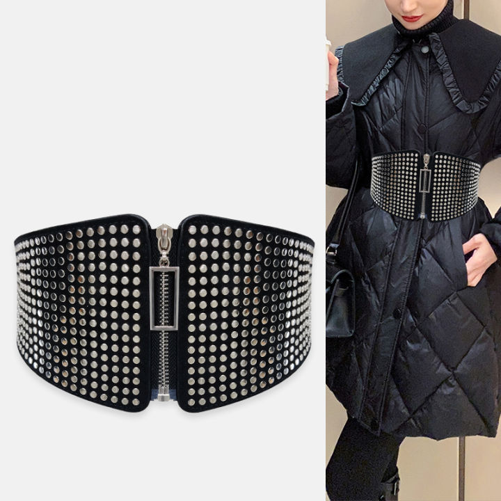 Punk%20Rivet%20Inlay%20Wide%20Elastic%20Corset%20Belt%20Female%20Waist%20Goth%20Plus%20Size%20Stretch%20Cummerbunds%20Big%20Designer%20Belts%20For%20Women%20Waistband%20-%20Image%202