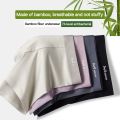 Miiลw Underwear for men China Ice Silk Men's Underwear - Antibacterial Men Boxer - (1 Pis) - Male Underpants Shorts Boxers Panties Brief - Luxurious comfort for your everyday - 1 Pis Boxer - Miiow 2 Bumboo Fiber.