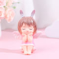 1PC Cute Angel Anne Figurines Cake Decoration Kawaii Angel Figure Toys For Birthday Party Cake Desktop Decor Ornament. 