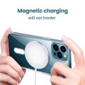 Ultra Clear Magnetic Circle Phone Case on For Magsafe IPhone 15 12 11 13 14 Pro Max Mini XS XR 8Plus SE 2020 IPone Macsafe Cover.